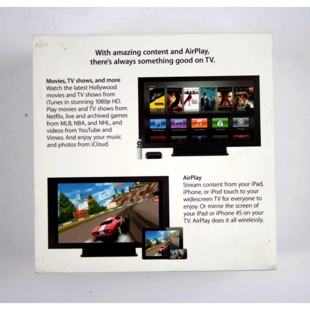 Apple TV (3rd Generation)‎ 8GB Digital HD Media Streamer - Black Model A1469